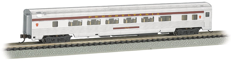 Bachmann N 14756 85' Coach with Lighted Interior, Pennsylvania Railroad