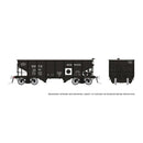 Rapido 148013A 	Class GLa 2-Bay Hopper - Ready to Run -- Berwind BWCX (1930s-1960s, black, white, Dot Markings), HO