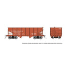 Rapido 148018 Class GLa 2-Bay Hopper 6-Pack - Ready to Run -- Pennsylvania Railroad (Early w/Arch Bar Trucks, Tuscan), HO