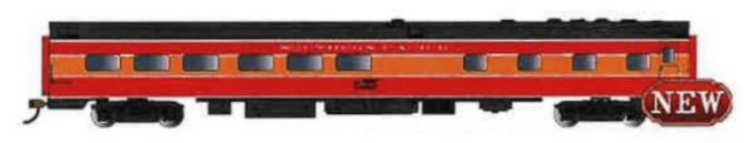 Bachmann HO 14806 85' Smooth-Side Dining Car with Lighted Interior, Southern Pacific