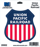 Microscale 20002 Die-Cut Vinyl Sticker, Union Pacific