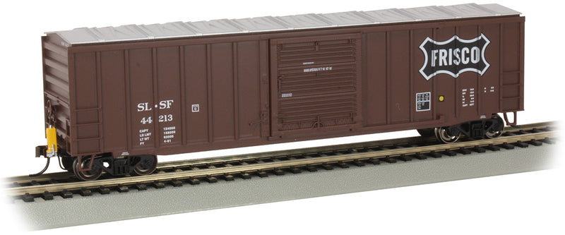 Bachmann HO 14908 50' Outside Braced Box Car with Flashing Rear End Device, St. Louis-San Francisco