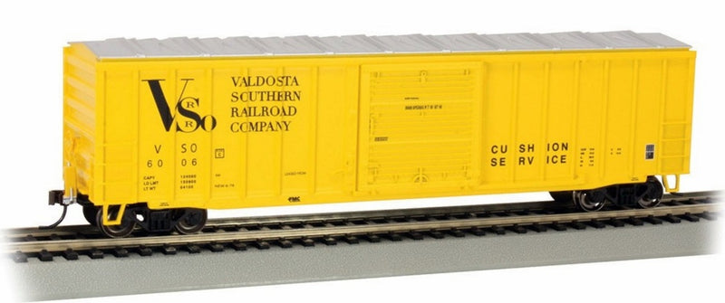 Bachmann HO 14909 50' Outside-Braced Box Car with Flashing Rear End Device, Valdosta Southern Railroad Company