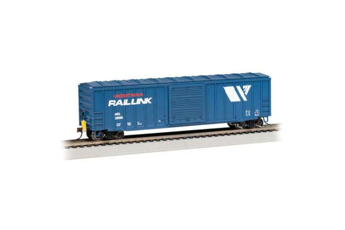 Bachmann HO 14912 ACF 50' 6" Outside Braced Box Car with Flashing Rear End Device, Montana Rail Link