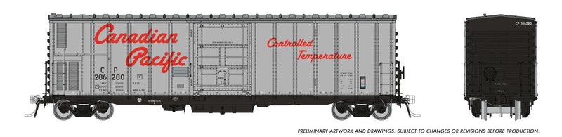 Rapido HO 150012 NSC Mechanical Refrigerator Car with Sound, Canadian Pacific (Script)