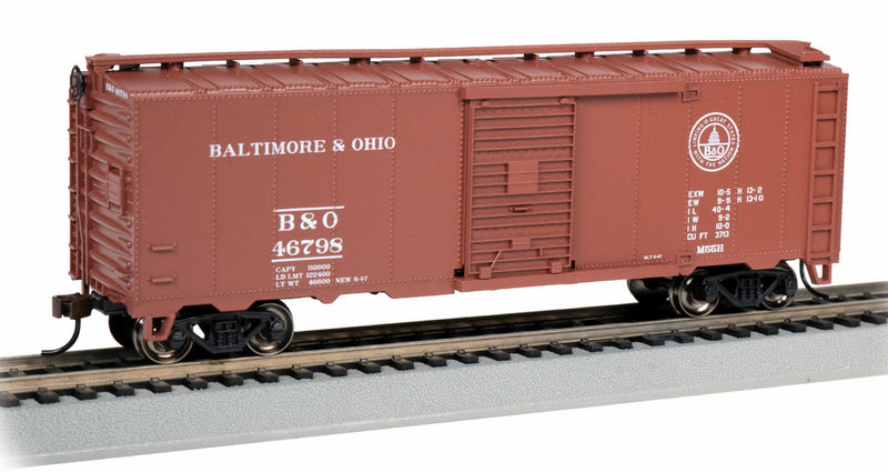 Bachmann HO 15013 40' Steam Era Box Car, Baltimore and Ohio