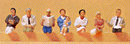 Preiser HO 93N 10298 Passengers, Railway, Seated