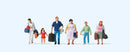 Preiser HO 10784 Travelers Carrying Luggage (6)