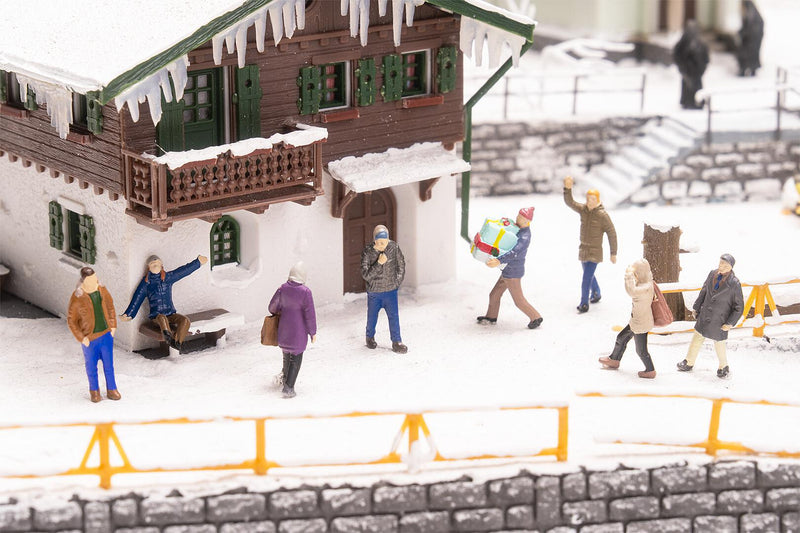 PREORDER Faller HO 151711 Winter Passers-By (8-Pack) | 30.83