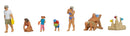 PREORDER Faller HO 151734 Beach Day (6-Pack) | 22.5