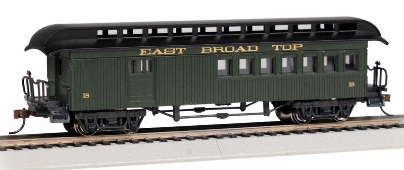 Bachmann HO 15208 1860-1880 Coach, East Broad Top