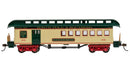 PREORDER Bachmann Trains HO 15209 Coach Car, North Pole & Southern 1860-1880 era Partridge