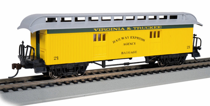 Bachmann HO 15307 1860-80 Era Baggage Car, Virginia and Truckee