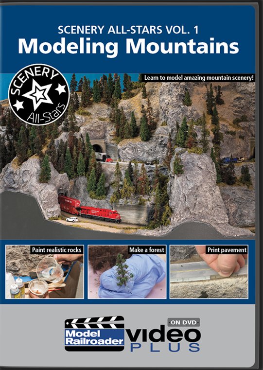 Kalmbach Publishing DVD 15349 Scenery All-Stars Vol. 1: Modeling Mountains