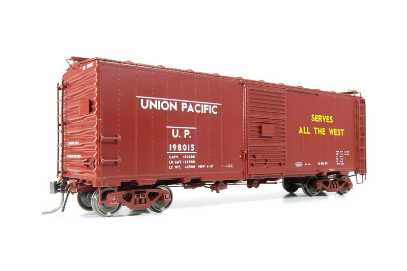 Rapido 154001 UP Class B-50-39 40' Boxcar 6-Pack - Ready to Run -- Union Pacific Set