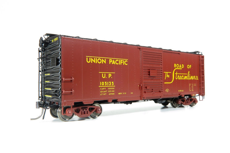 Rapido 154006 UP Class B-50-42 40' Boxcar 6-Pack - Ready to Run -- Union Pacific Set