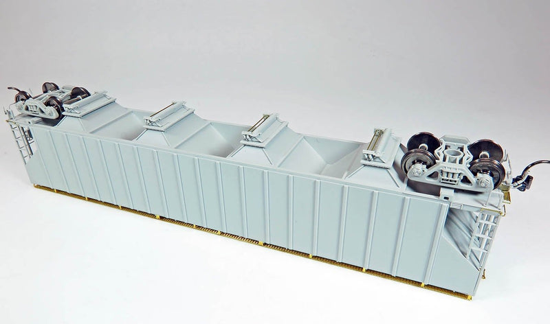 PREORDER Rapido 560001A N Procor 5820 Covered Hopper - Ready to Run -- Procor Ltd. UNPX (gray, blue stencil lettering)