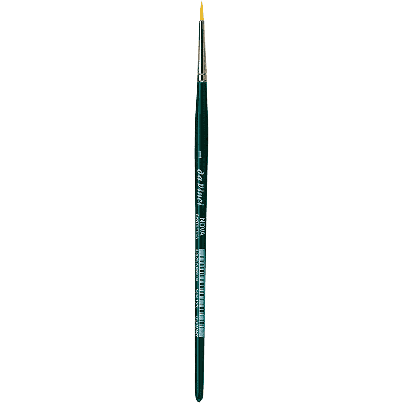 Da Vinci NOVA Series 1570, hobby brush, finest golden synthetic fibre, Size:1