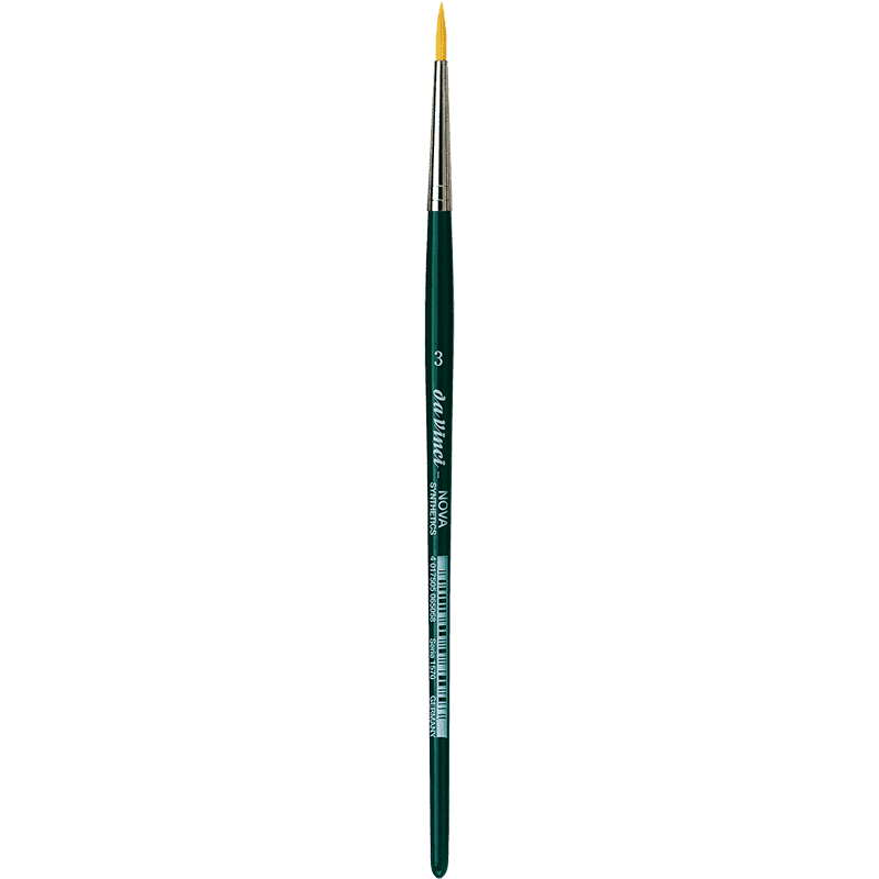 Da Vinci NOVA Series 1570, hobby brush, finest golden synthetic fibre, Size:3