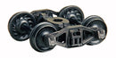 Kadee HO 1572 Bettendorf T-Section HGC Trucks with Ribbed Back Code 88 Metal Wheels (1 Pair)