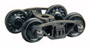 Kadee HO 1573 Vulcan Double Truss "HGC" Trucks with Ribbed Back Code 88 Metal Wheels (1 Pair)