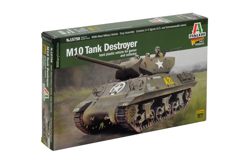 Italeri 15758 - SCALE 1 : 56 M10 Tank Destroyer