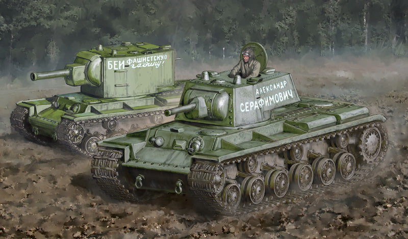 Italeri 15763 - SCALE 1 : 56 KV-1 / KV-2