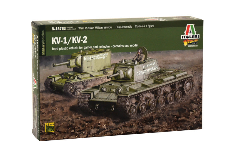 Italeri 15763 - SCALE 1 : 56 KV-1 / KV-2