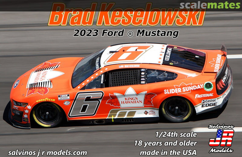 Salvinos JR Models 46142 2023 Ford Mustang Keselowski