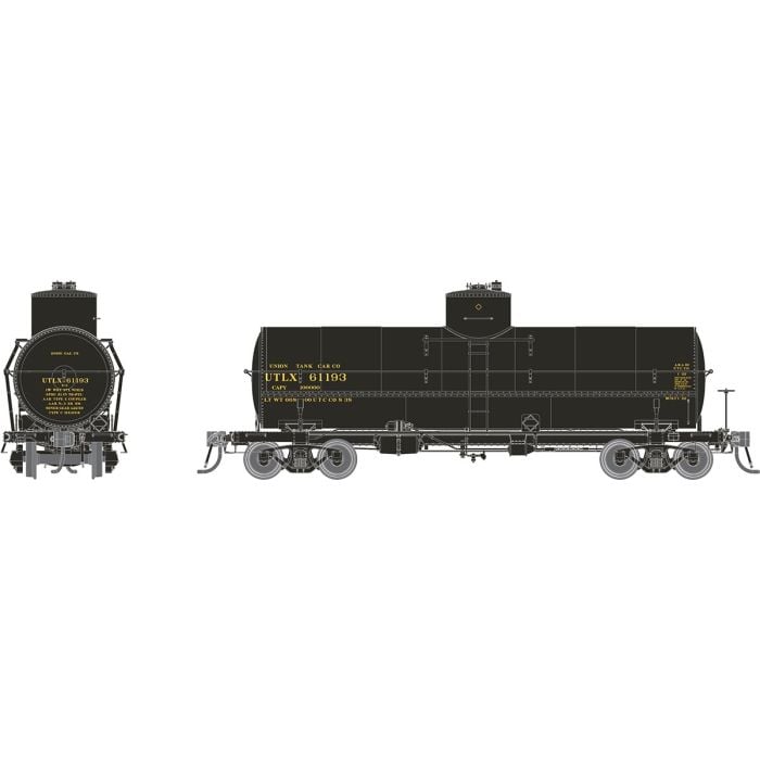 PREORDER Rapido HO 159201A Union Tank Line X-3 10,000-Gallon Tank Car, Union Tank Line UTLX Set