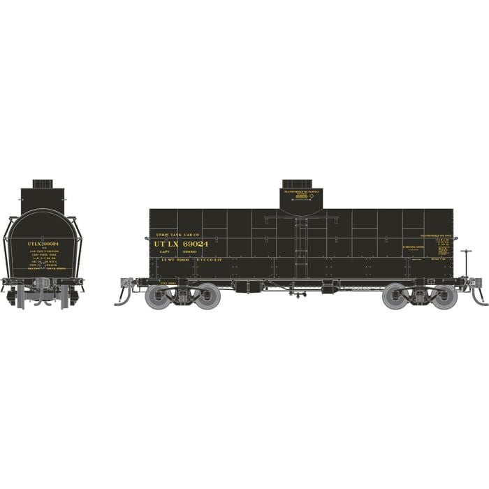 PREORDER Rapido HO 159301A Union Tank Line X-3 "Breadbox" Tank Car, Union Tank Line UTLX Set