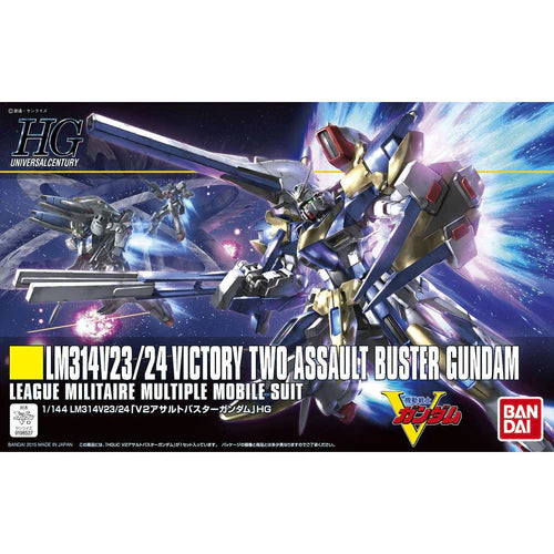 Victory Gundam V2 Assault Buster Gundam High Grade Universal Century 1:144 Scale Model Kit 2255554