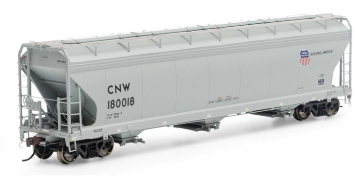 Athearn Genesis ATHG15434 HO ACF 4600 3-Bay Center Flow Hopper, CNW