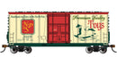 Bachmann Trains N 18258 40' Hi-Cube Boxcar, Silver Series, North Pole & Southern