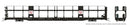 PREORDER Rapido HO 1024101A NSC 89' Tri-Level Auto Rack, Canadian Pacific (black, white, red, Script Lettering)
