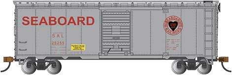 Bachmann HO 16017 PS-1 40' Steel Box Car, Seaboard Air Line