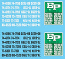 Lonestar Models HO 12030 Vehicle Decal Set, B&P Motor Express