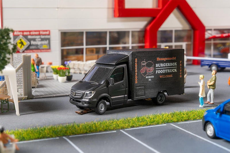 PREORDER Faller HO 161324 Digital Car System Powered Mercedes-Benz Food Truck, Burgerbox | 541.65