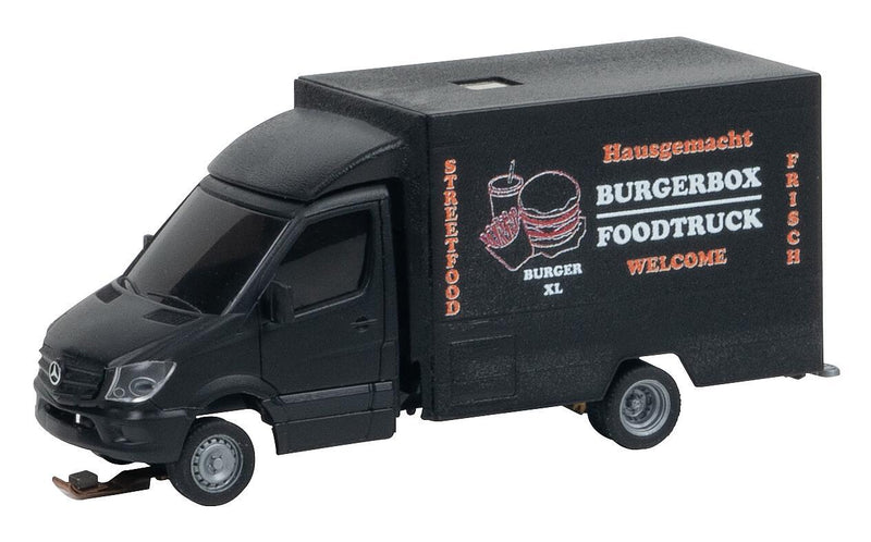 PREORDER Faller HO 161324 Digital Car System Powered Mercedes-Benz Food Truck, Burgerbox | 541.65