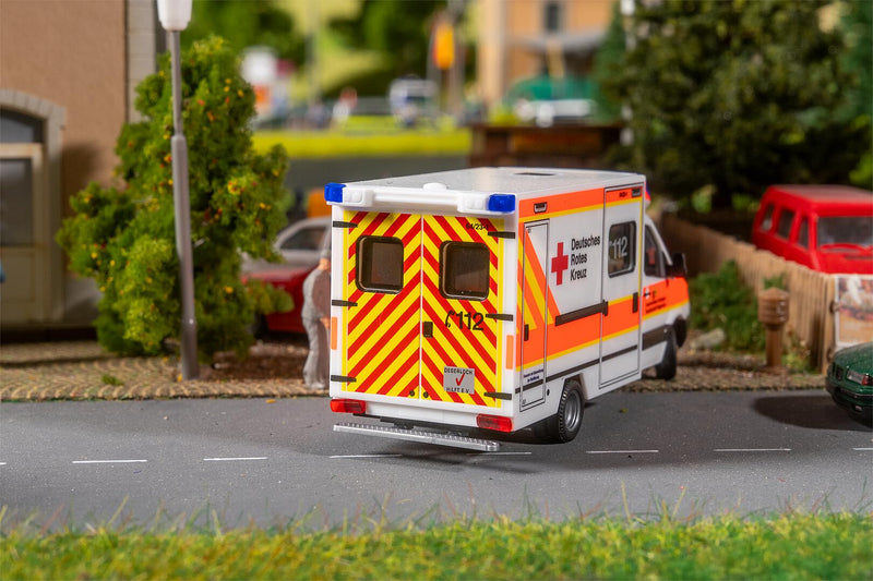 PREORDER Faller HO 161445 Digital Car System Powered Mercedes-Benz Sprinter Box-Body Ambulance, German Red Cross | 274.99