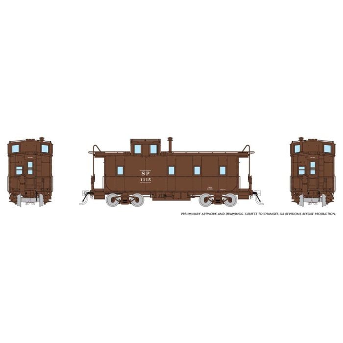 PREORDER Rapido 162002 HO SP C-40-3 Steel Caboose: SP - Delivery Scheme: