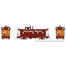 PREORDER Rapido 162013 HO SP C-40-3 Steel Caboose: SP - Gothic Large w/ roofwalk: