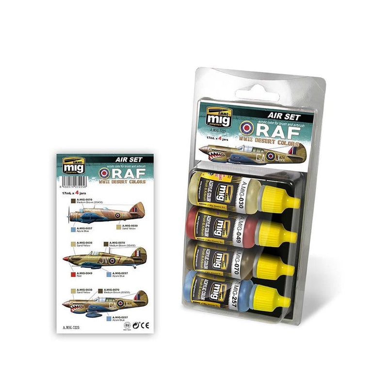 Ammo Mig 7225 RAF WWII DESERT AIR SET