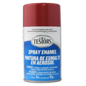 Rust-oleum 1629T Testors Enamel Spray, Custom Red Metal Flake (3oz)