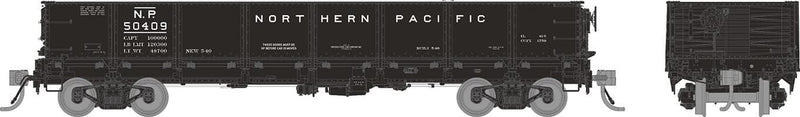 PREORDER Rapido HO 163003A 40' Drop Bottom Gondola, Northern Pacific 1940