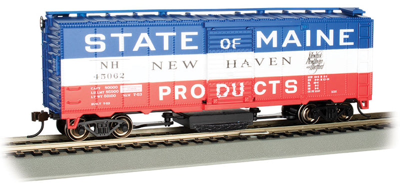 Bachmann HO 16320 Track Cleaning 40' Box Car, New Haven