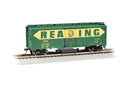 Bachmann HO 16326 Track Cleaning 40' Box Car with Removable Dry Pad, Reading