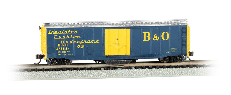 Bachmann N 16368 Track Cleaning 50' Plug-Door Box Car, Baltimore and Ohio