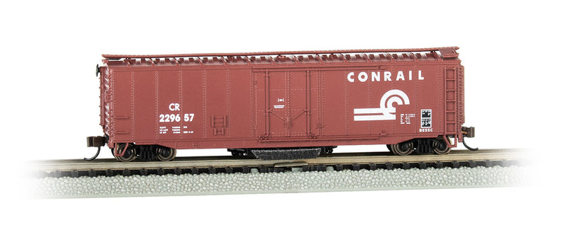 Bachmann N 16369 Track Cleaning 50' Plug-Door Box Car, Conrail