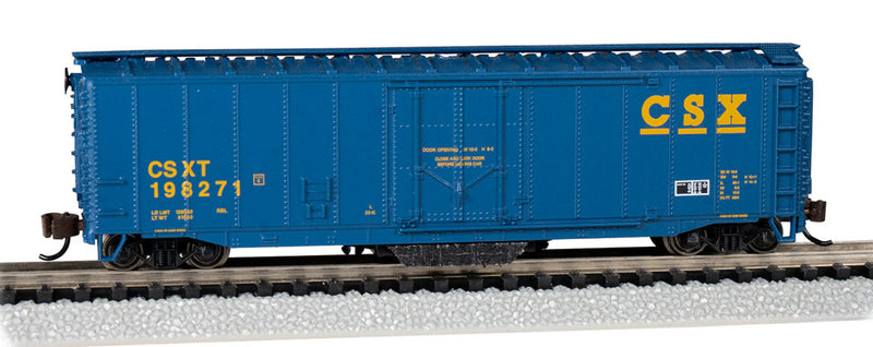 Bachmann N 16370 50' Track Cleaning Plug Door Box Car, CSX